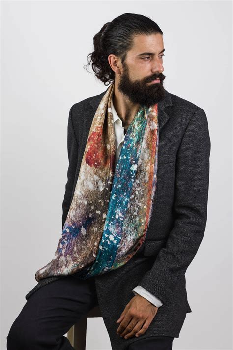 mens designer scarves